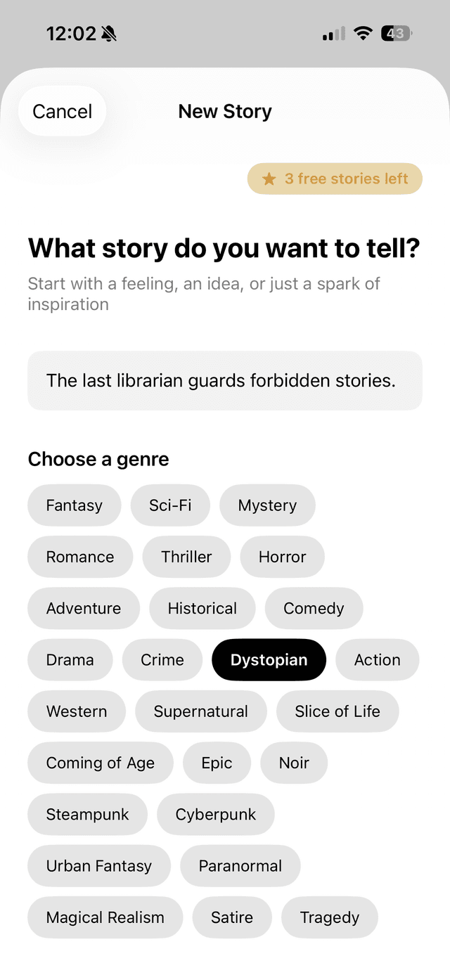 Tale screenshot 2